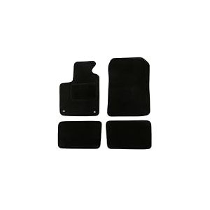 DBS - Tapis de Voiture - sur Mesure pour Twingo 2 (2007 à 2018) - avec Clips de Fixation - Tapis de Sol antidérapant pour Automobile - 4 pièces