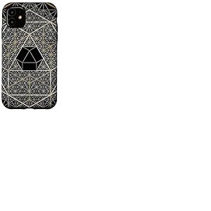 Géométrie sacrée Octaèdre Hexagone Géométrique Hexagone Coque pour iPhone 11
