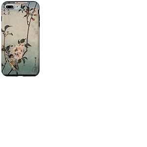 Oiseaux Arbre Cerisier Fleur Japonais Bois Art Japon Coque pour iPhone 7 Plus/8 Plus