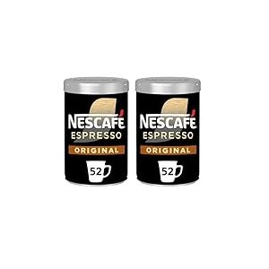 Nescafé Espresso Original - Café Soluble - Boîte de 95g (Lot de 2)