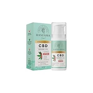 HANFAMA Gel Chauffant musculaire Intense | Decontracturant musculaire avec Griffe du Diable, CBD et Capsaïcine | Creme Chauffante musculaire pour Massage et Relaxation, testé Dermatologiquement, 100ml