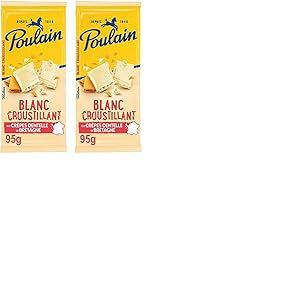 Poulain Blanc Croustillant 95g (Lot de 2)