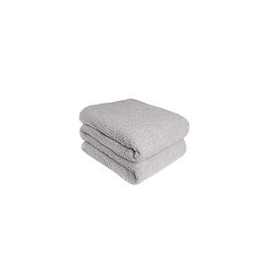 Brentfords Grande Couverture Polaire en Peluche Super Douce et Chaude, Gris argenté, 125 x 150 cm