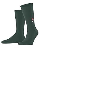 FALKE Airport M So laine coton unies 1 paire, Chaussettes Homme, Vert Hunter Green 7441 Santa Chimney, 43-44