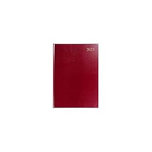 Collins Essential Agenda semainier 2023 format A4 – Bordeaux – Agenda semainier pour le bureau, le bureau et les particuliers