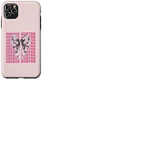 Ruban Rose Coyote Chasseur Coyote, Coquette Coque pour iPhone 11 Pro Max