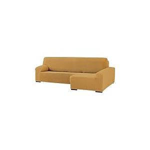 ECOMMERC3 Housse de canapé d'angle bi-élastique pour accoudoir Long Droit - Housse de canapé d'angle Couleur Moutarde Adaptable à Tous Les modèles - Housse de canapé réglable en Mousse de Fixation