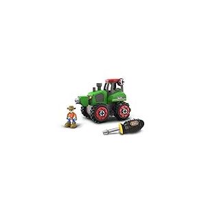 Nikko 40071 V&eacute;hicule Ferme Ligne STEM Tracteur avec Figurine 20 cm