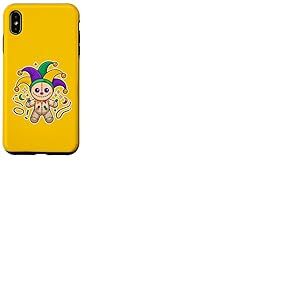 Poup&eacute;e vaudou color&eacute;e Mardi Gras Coque pour iPhone XS Max