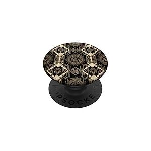 Design Art d&eacute;co inspir&eacute; du Casino de Monte Carlo PopSockets PopGrip Adh&eacute;sif