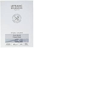 Lefranc Bourgeois Bloc Papier Calque 60gr 30 feuilles A4