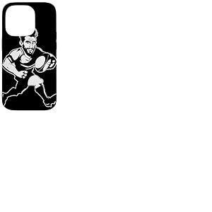 Rugby Cartoon Look Team Sports for Boys Coque pour iPhone 14 Pro