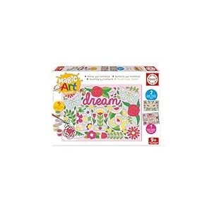 Educa - Peinture par num&eacute;ros Fleurs | Num&eacute;ros magiques | Loisirs cr&eacute;atifs pour enfants | Recommand&eacute; pour les gar&ccedil;ons et les filles de 9, 10 et 11 ans (20302)