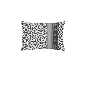Apelt Prato_35x50_89 Coussin Jacquard Anthracite/Blanc/Gris