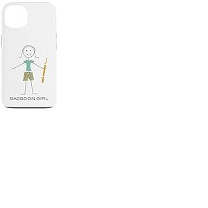 Funny Women Basson Girl Bassoonist Basson Player Coque pour iPhone 13