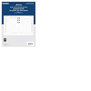 Filofax Agenda 2026, format A5, multicolore, 1 mois sur 2 pages, ongl&eacute;, en allemand