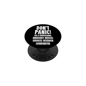 Coordonnateur de Recherche sur Les Services m&eacute;dicaux d'urgence PopSockets PopGrip Adh&eacute;sif