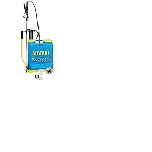 Matabi - Pulvérisateur Manuel à Pression - Pulvérisateur Agricole 12L - Lance en Fibre de Verre et Buse Robuste - Avec régulateur de pression - Sangles rembourrées - Super Green 12- Fabriqué en Europe