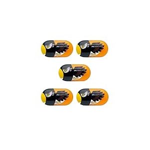 FABER-CASTELL 205263 - Taille-crayon double Aigle avec gomme, 5 taille-crayons avec boîte, taille-crayon crayons épais et fins
