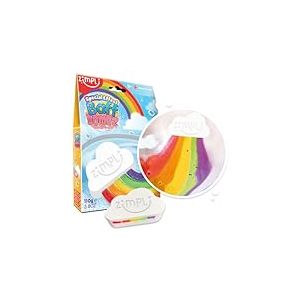 Grande bombe de bain arc-en-ciel en forme de nuage de Zimpli Kids, crée comme par magie un effet spécial multicolore, cadeaux d'anniversaire pour garçons et filles