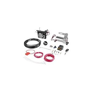 VEVOR Kit de Contr&ocirc;leur d'Amortisseur Pneumatique, Compresseur de Suspension Pneumatique 12 V 100 PSI, avec Syst&egrave;me &agrave; Chemin Unique, Manom&egrave;tre et Conduite d'Air, pour Camions et Fourgonnettes
