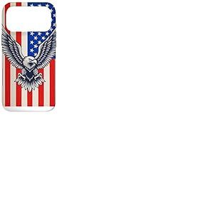 Aigle am&eacute;ricain avec Drapeau am&eacute;ricain Coque pour iPhone 17 Pro Max