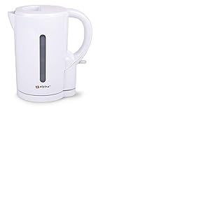 alpina 8711252185378 Bouilloire sans fil 1,7 l 2200 W Protection contre le s&eacute;chage, plastique, blanc, 1 l