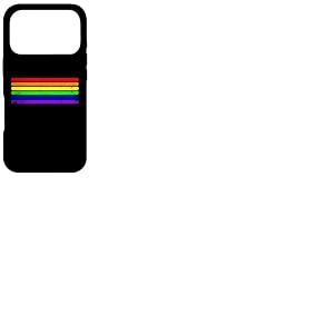 Pride Month Simple LGBT Rainbow Flag Coque pour iPhone 17 Pro