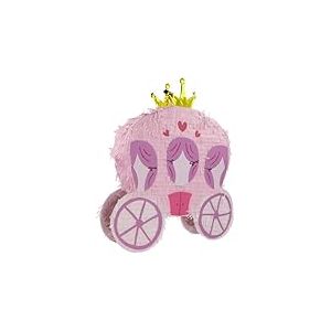 Folat 27494 D&eacute;coration d'anniversaire Princesse Rose - Pi&ntilde;ata - Carrosse de Princesse - 50 x 50 cm - f&ecirc;te de princesse