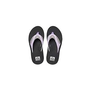 REEF Fanning, Tongs Femme, Gris (Grey/Purple Gpp), 41 EU