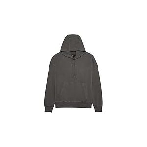 Fox Wordmark Oversized Fleece Hoodie PO Pewter S