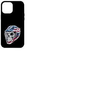Casque de Sport avec Drapeau américain américain Coque pour iPhone 12 Pro Max