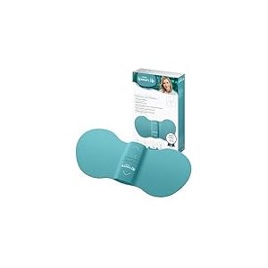Beurer EM 55 Menstrual Relax+, contre les douleurs menstruelles et les douleurs dues à l'endométriose, fonction TENS et chaleur, avec batterie rechargeable, surface de chaleur plus grande, turquoise