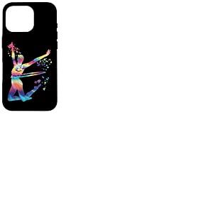 Gymnaste avec Cerceau pour Filles et Enfants Gymnastique Rythmique Coque pour iPhone 16 Pro