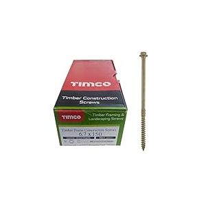 TIMco Index hexagonale à bois – Vert (boîte de 50), 150IN