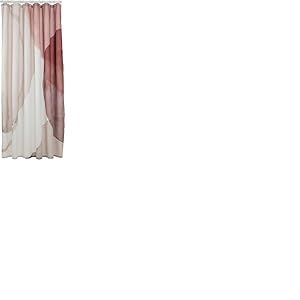 Sealskin Earth Rideau de douche 180x200 cm Polyester Rose foncé / Blanc cassé