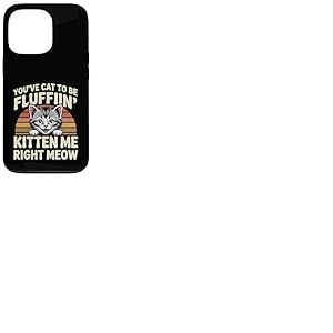 You've Cat To Be Fluffin' Kitten Me Right Meow ----- Coque pour iPhone 13 Pro