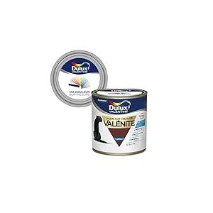Ma Couleur Sur-mesure par Dulux Valentine – Peinture Laque Glycéro - Grande résistance pour boiseries et ferronneries - Mat Cachou Profond 0,5 L
