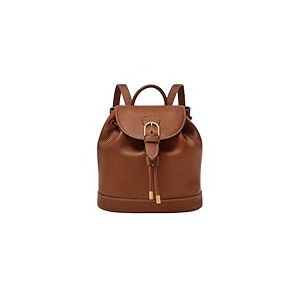 FOSSIL Everleigh, Sac à Dos Femmes, Brun café, 25.4cm L × 13.97cm W × 20.32cm H