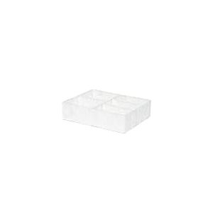 Compactor STAN Organisateur XXL Blanc - Collection LIFE, 25x32x8 cm, Ceinture Rayon