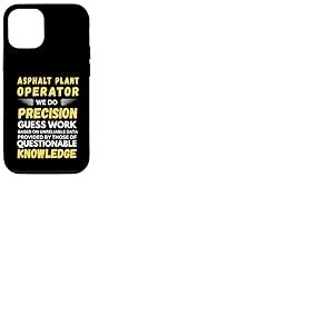 Opérateur d'usine d'asphalte Nous faisons des devinettes de précision Coque pour iPhone 12/12 Pro
