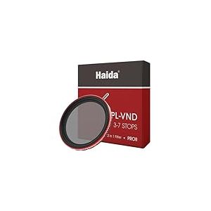 Haida Filtre CPL 2 en 1 + VND pour Camera Pro II Polariseur Circulaire Multicouche + Filtre d'objectif d'appareil Photo SLR &agrave; densit&eacute; Neutre Variable Filtre &eacute;tanche r&eacute;sistant aux Rayures
