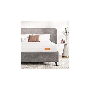 Sweetnight Matelas 140x200 Réversible Mémoire de Forme en Gel, Matelas Mousse 140x200, Épaisseur 18 cm, Matelas Parfait Soutien Confortable et Durable, Classique