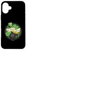 St Patricks Day pi&egrave;ce Argent tr&egrave;fle Chapeau Irlandais Cadeau Coque pour iPhone 16 Plus