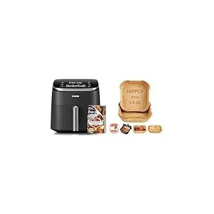 COSORIAir Fryer TurboBlaze 6L with 100 de Papiers de Cuisson 20cm