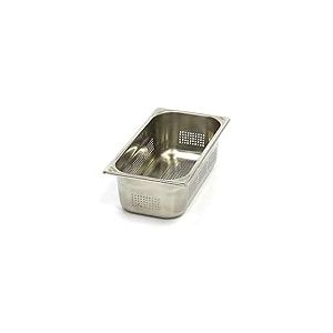 Maxima Récipient gastronorm - 1/3 GN - profondeur 10 cm - acier inoxydable - perforé