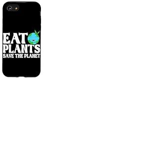 Mangez des Plantes Sauvez la plan&egrave;te Coque pour iPhone SE (2020) / 7/8