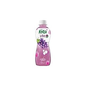 KATO - Jus de Raisin avec Nata de Coco - 1 X 320 ML (Lot de 6)