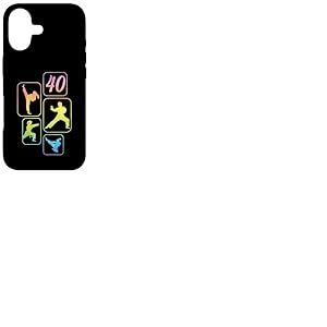Karat&eacute; Taekwondo 40&egrave;me Anniversaire Femme 40 Ans Coque pour iPhone 17