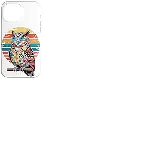 Rétro Hibou Lunettes Hawaï Plage Été Vacances Coque pour iPhone 16 Pro Max